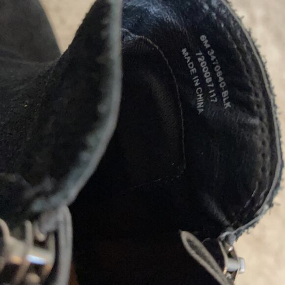 Frye & Co. Holly Zip Shootie Boots 70840 Womens Black Suede Ankle Bootie - Picture 8 of 9